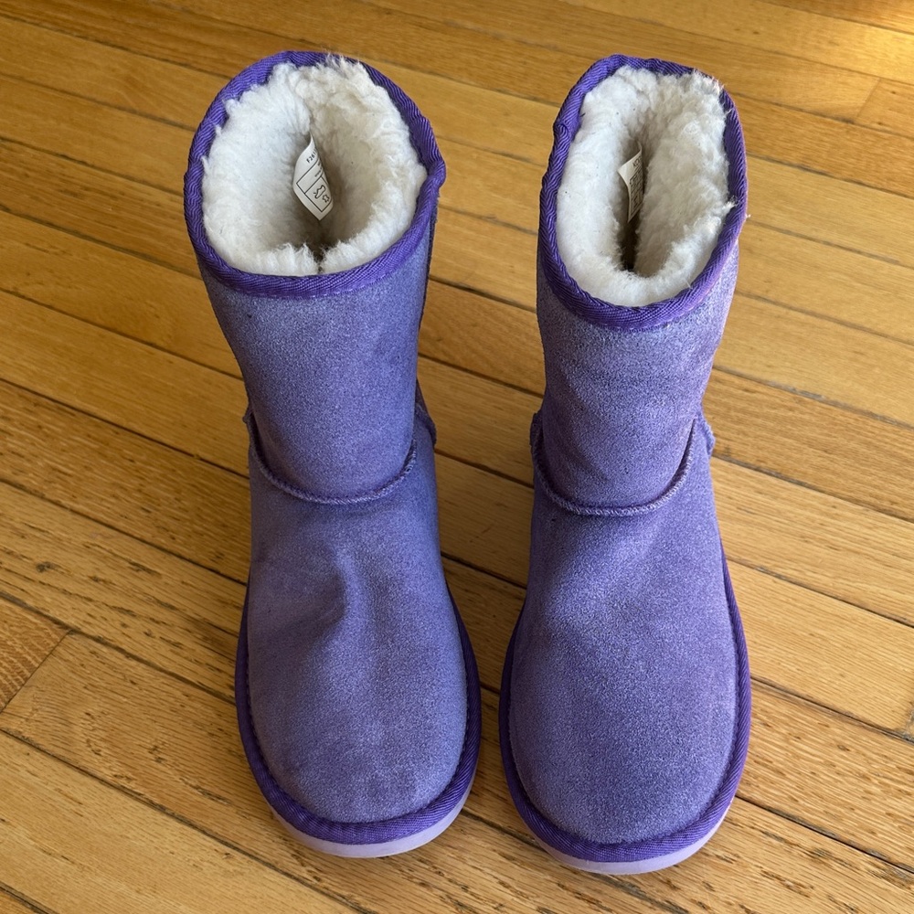 UGG Purple Kids Classic Shearling Boots